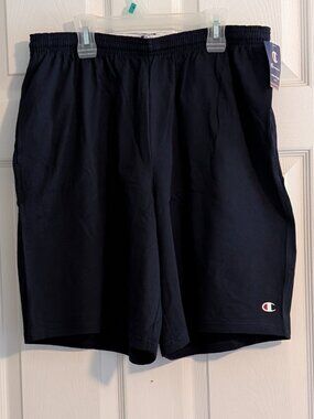 Men's Champion Cotton Gym Shorts - Navy